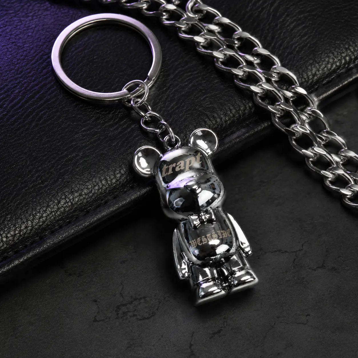 Trapt Bear Keychain TRVPTCLOTHING