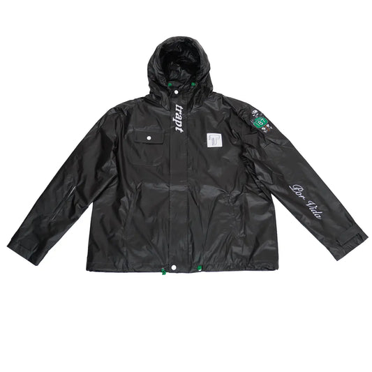 Great grey white windbreaker jacket TRVPTCLOTHING