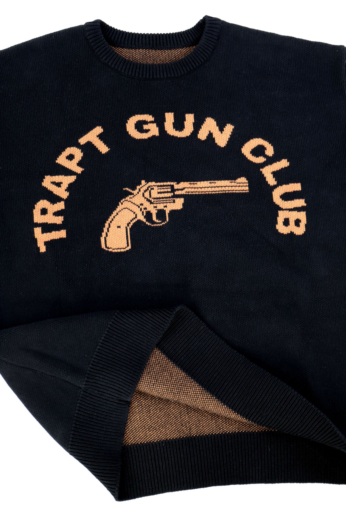 Trapt Gun Club Jacquard Knit Crew Neck