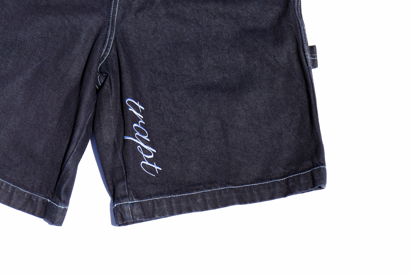 Trapt Denim Stitched Shorts