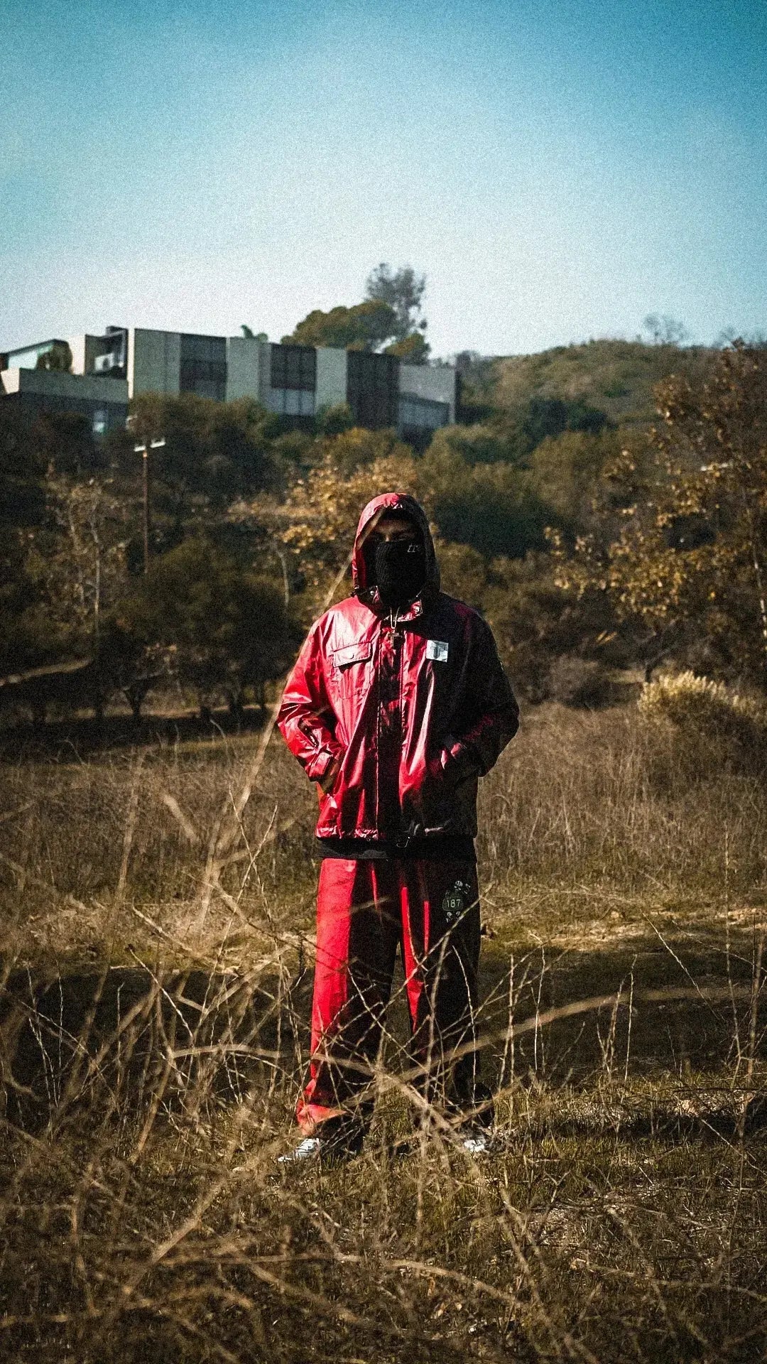 Great grey white windbreaker jacket TRVPTCLOTHING