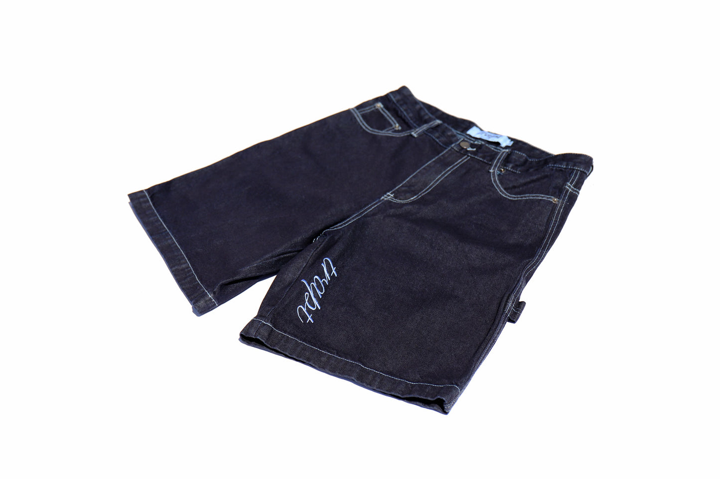 Trapt Denim Stitched Shorts