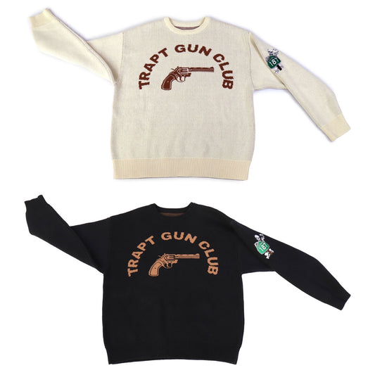 Trapt Gun Club Jacquard Knit Crew Neck