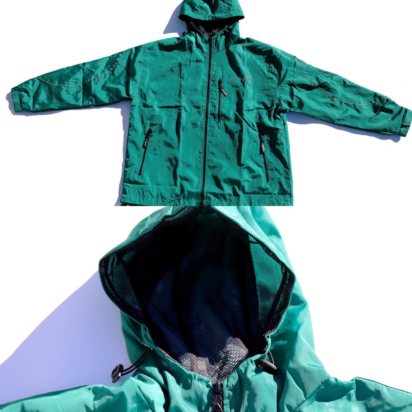 Reflective Windbreaker Zip Up