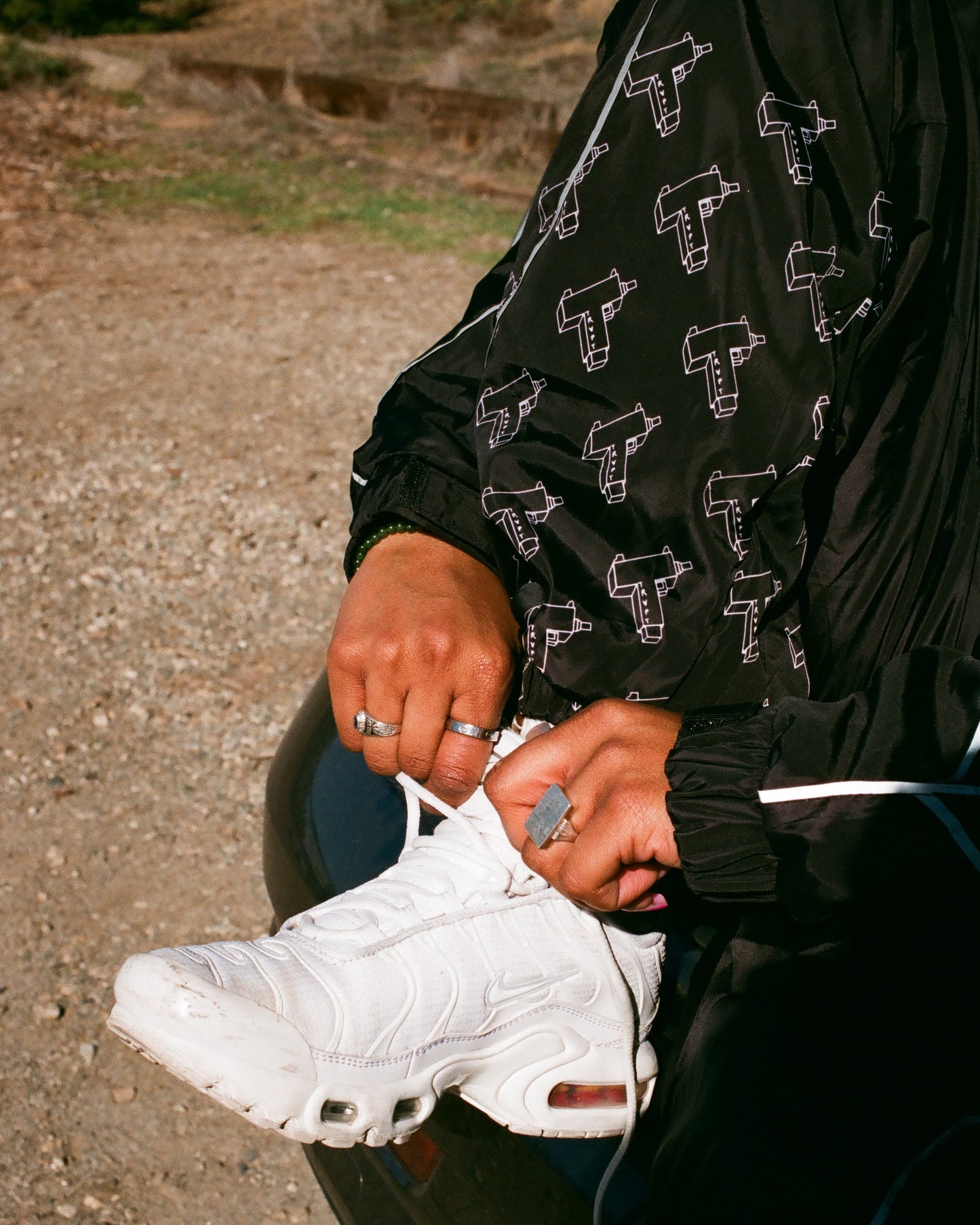 Reflective Windbreaker Uzi Pants