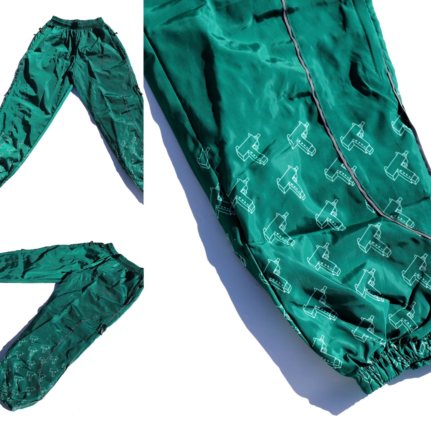 Reflective Windbreaker Uzi Pants