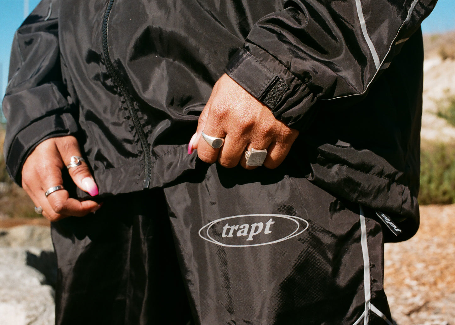 Reflective Windbreaker Uzi Pants