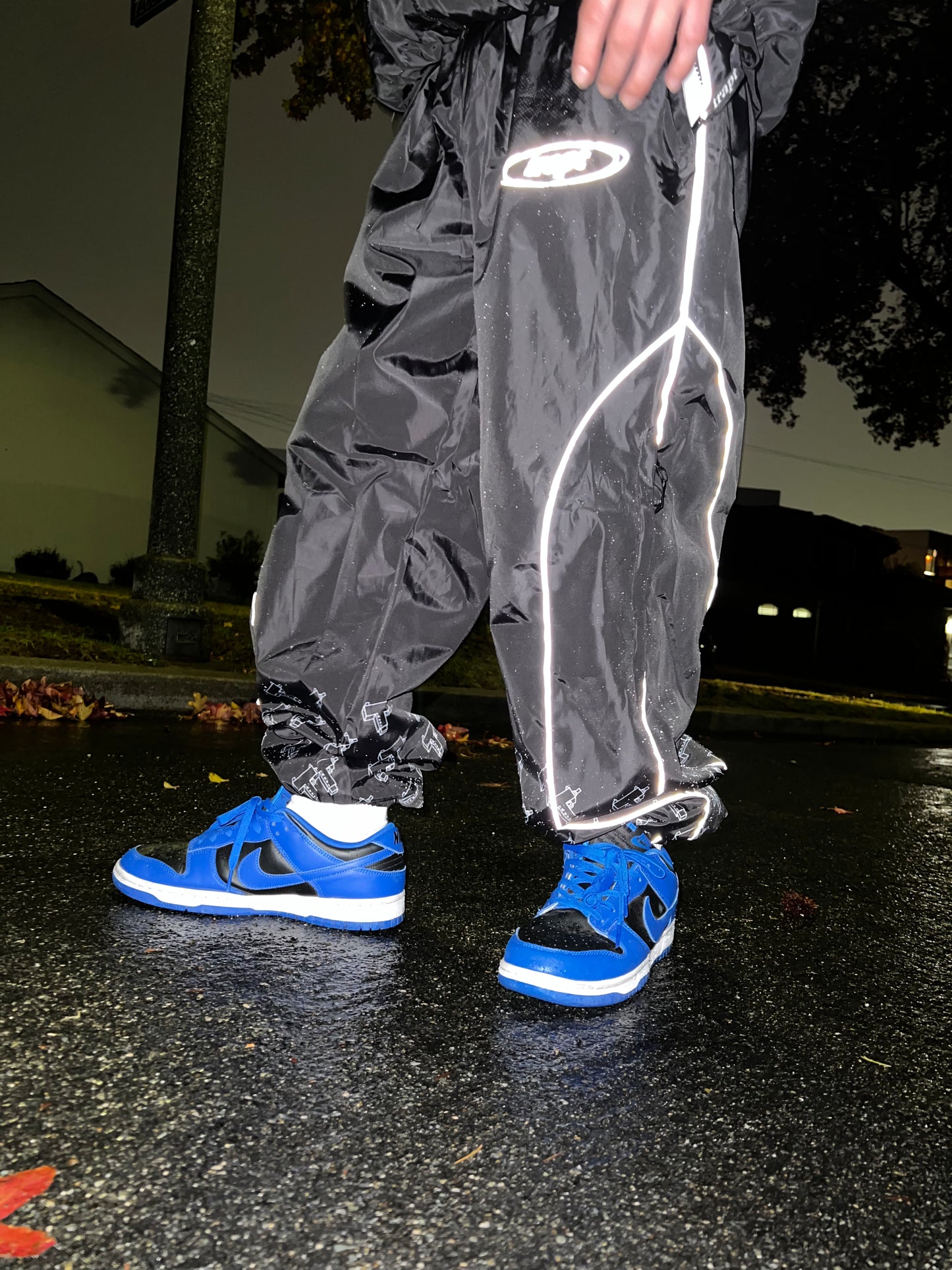 Reflective Windbreaker Uzi Pants