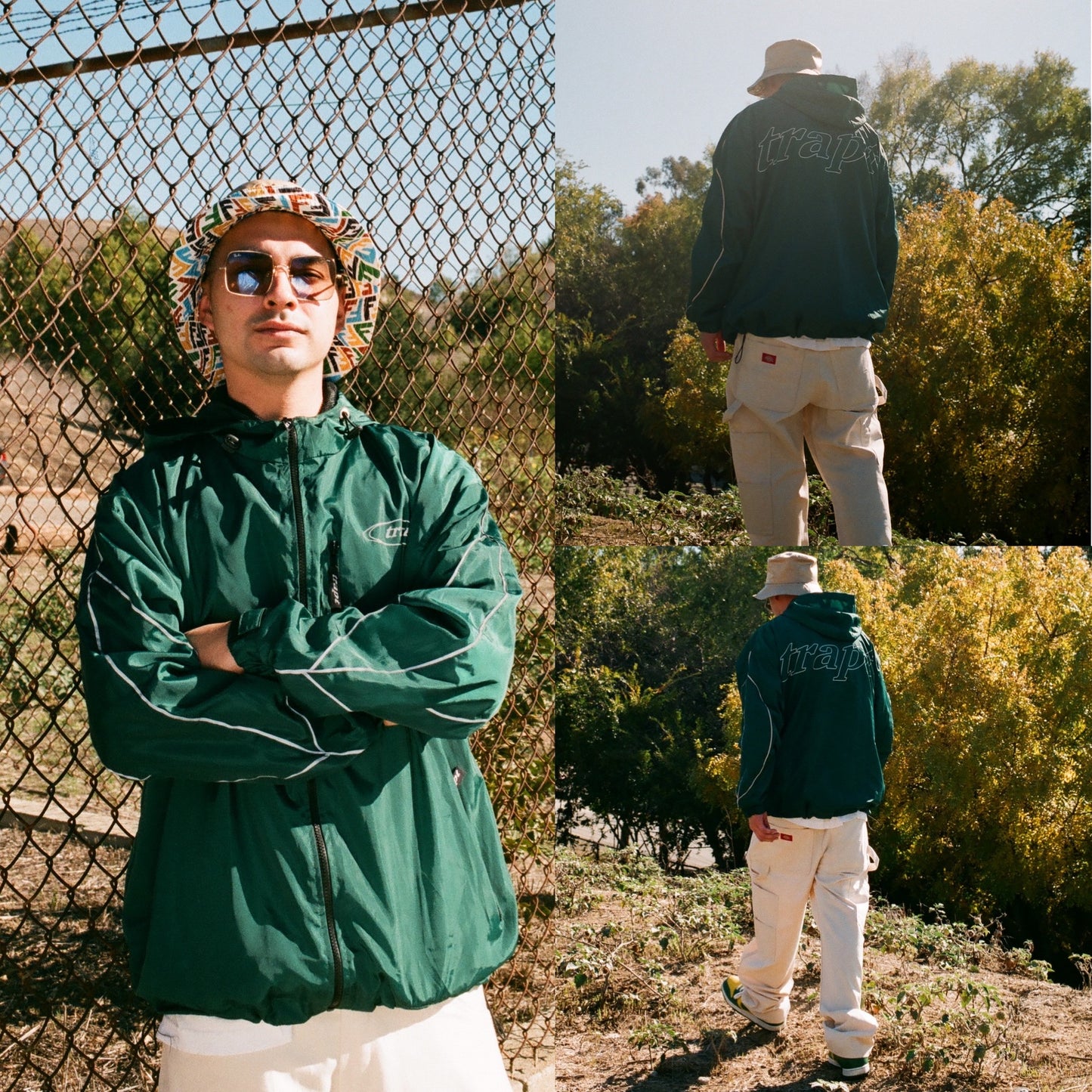 Reflective Windbreaker Zip Up