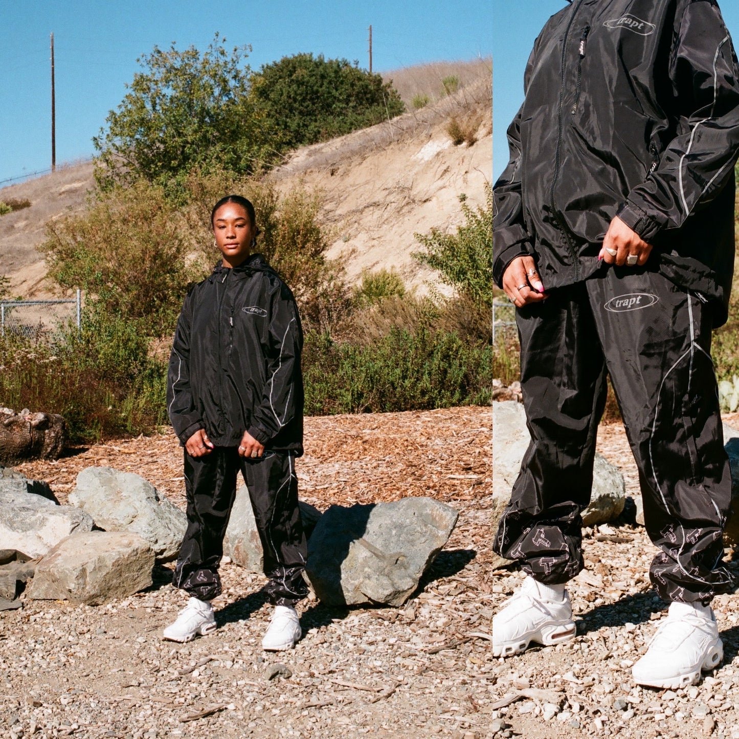 Reflective Windbreaker Zip Up